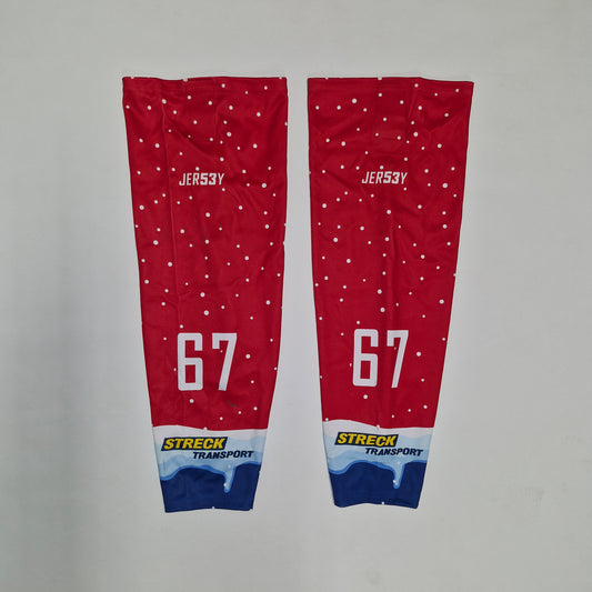 Game-Worn X-MAS Spielerstutzen Nummer 67