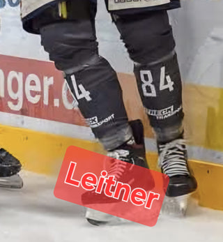 Game-Worn Playoff-Stutzen 2024-2025 Spieler #24 Leitner