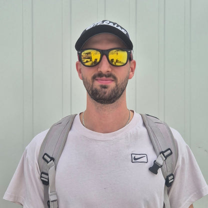 Sonnenbrille EHC Freiburg ~ schwarz-pink