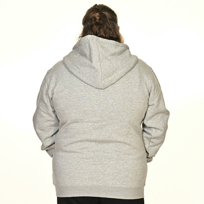 Zip-Hoodie ~ Wölfe Freiburg grau Größe XXL
