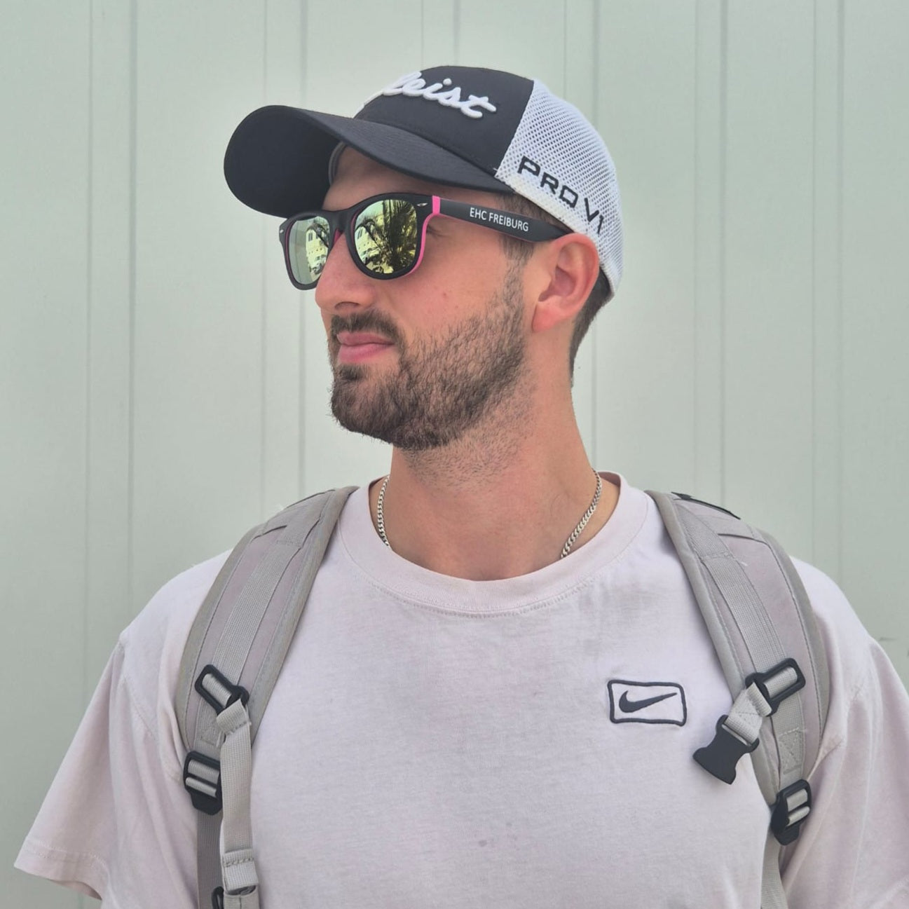 Sonnenbrille EHC Freiburg ~ schwarz-pink